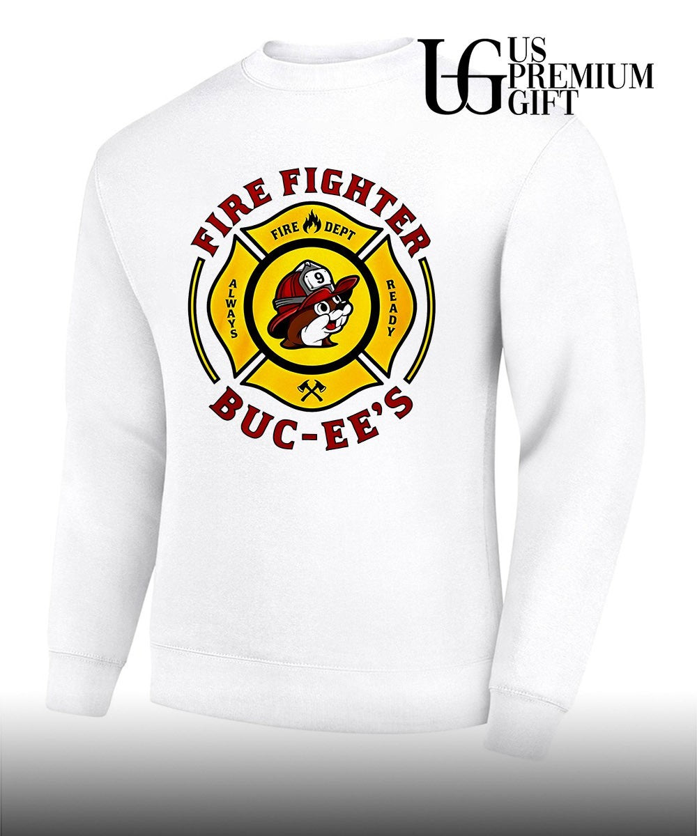 Buc Ees Fire Dept Firefighter mascot Always Ready shirt Unisex