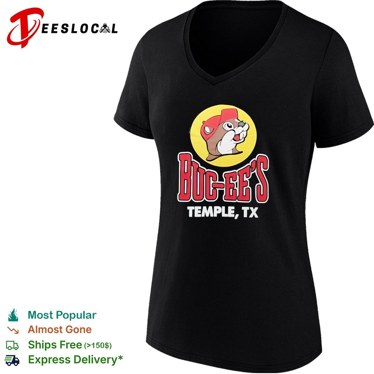 Buc-ee’s beaver logo Temple TX shirt Unisex