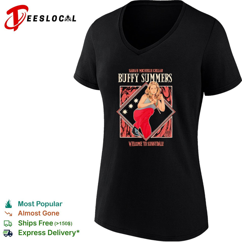 Buffy Summers Sarah Michelle Geller Welcome to Sunnydale shirt Unisex