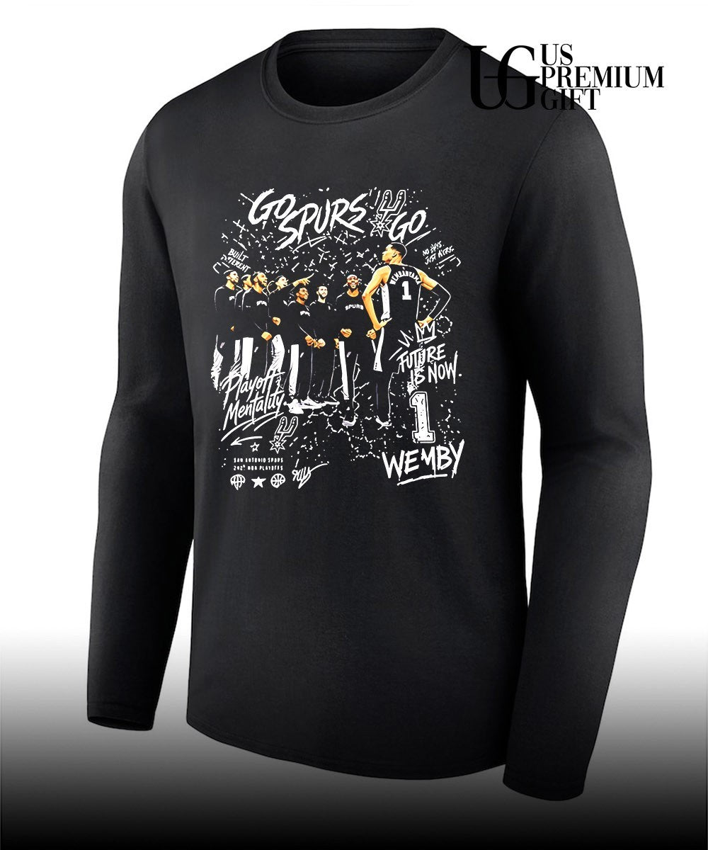 Built different no hype just work future is now Wembanyama Wemby San Antonio Spurs NBA shirt