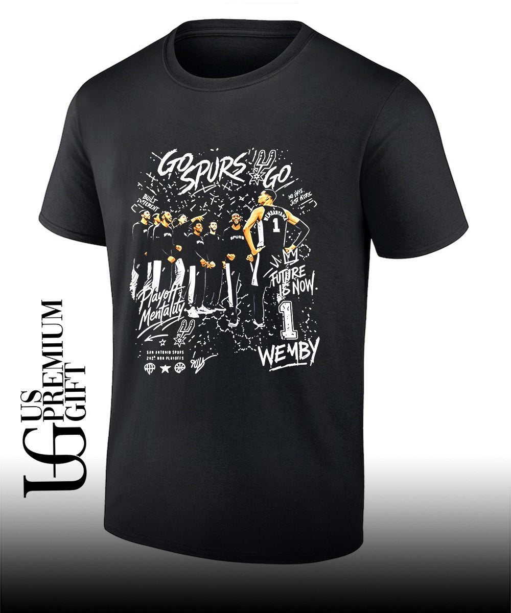 Built different no hype just work future is now Wembanyama Wemby San Antonio Spurs NBA shirt