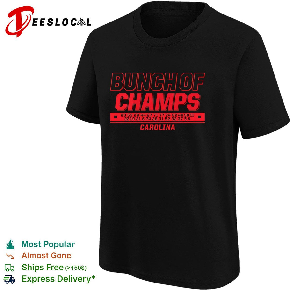 Bunch of Champs Carolina Hurricanes shirt Unisex