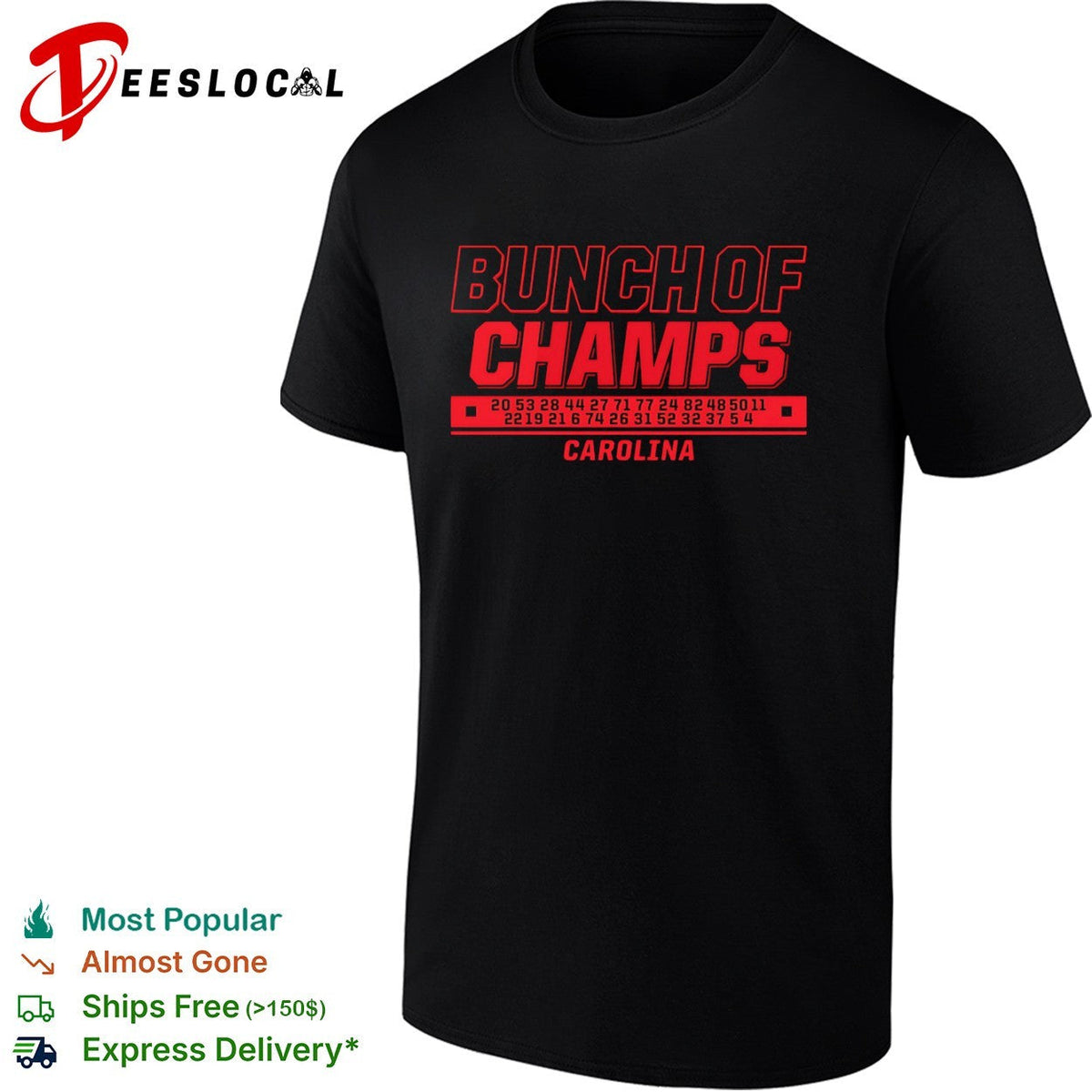 Bunch of Champs Carolina Hurricanes shirt Unisex