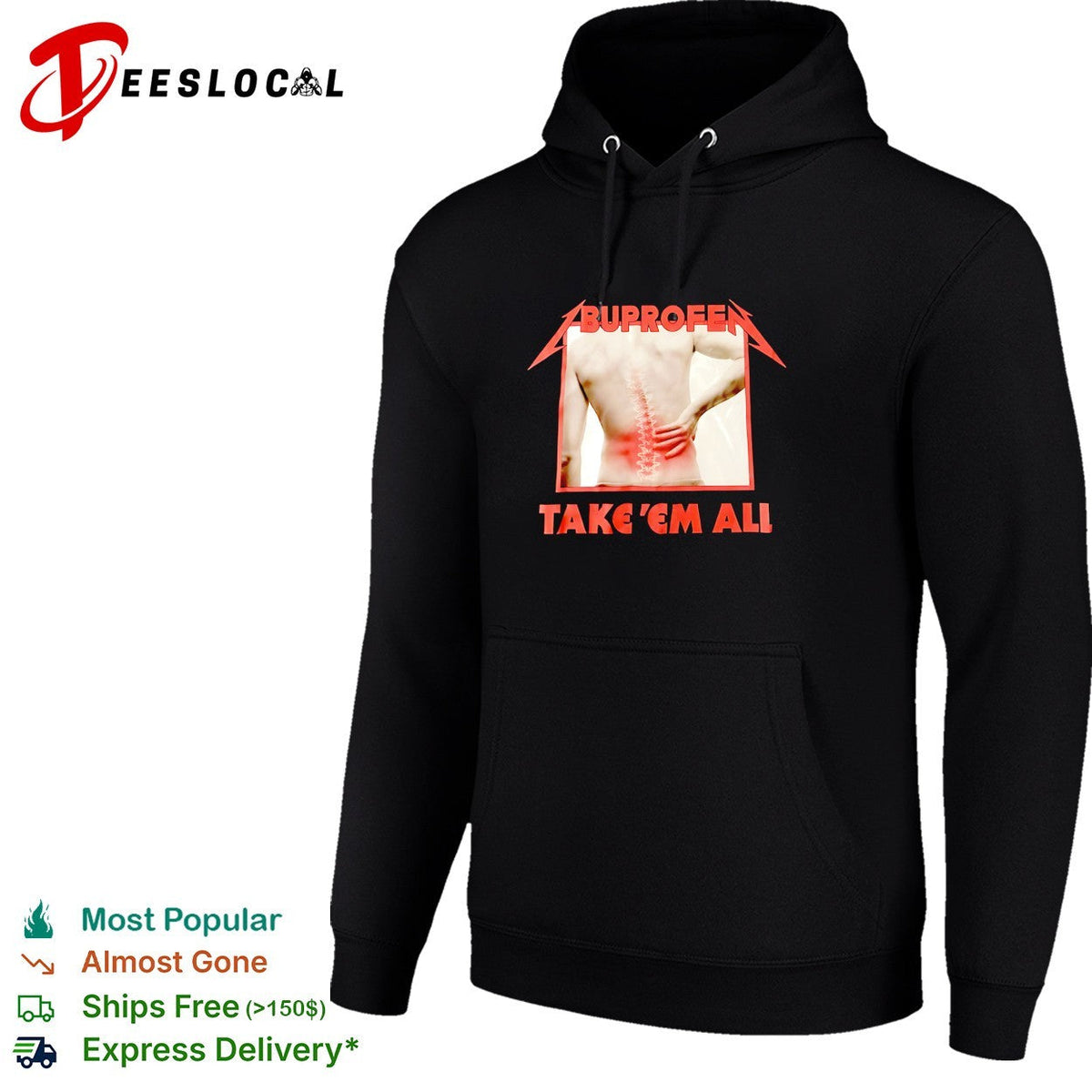 Buprofen take em all shirt Unisex