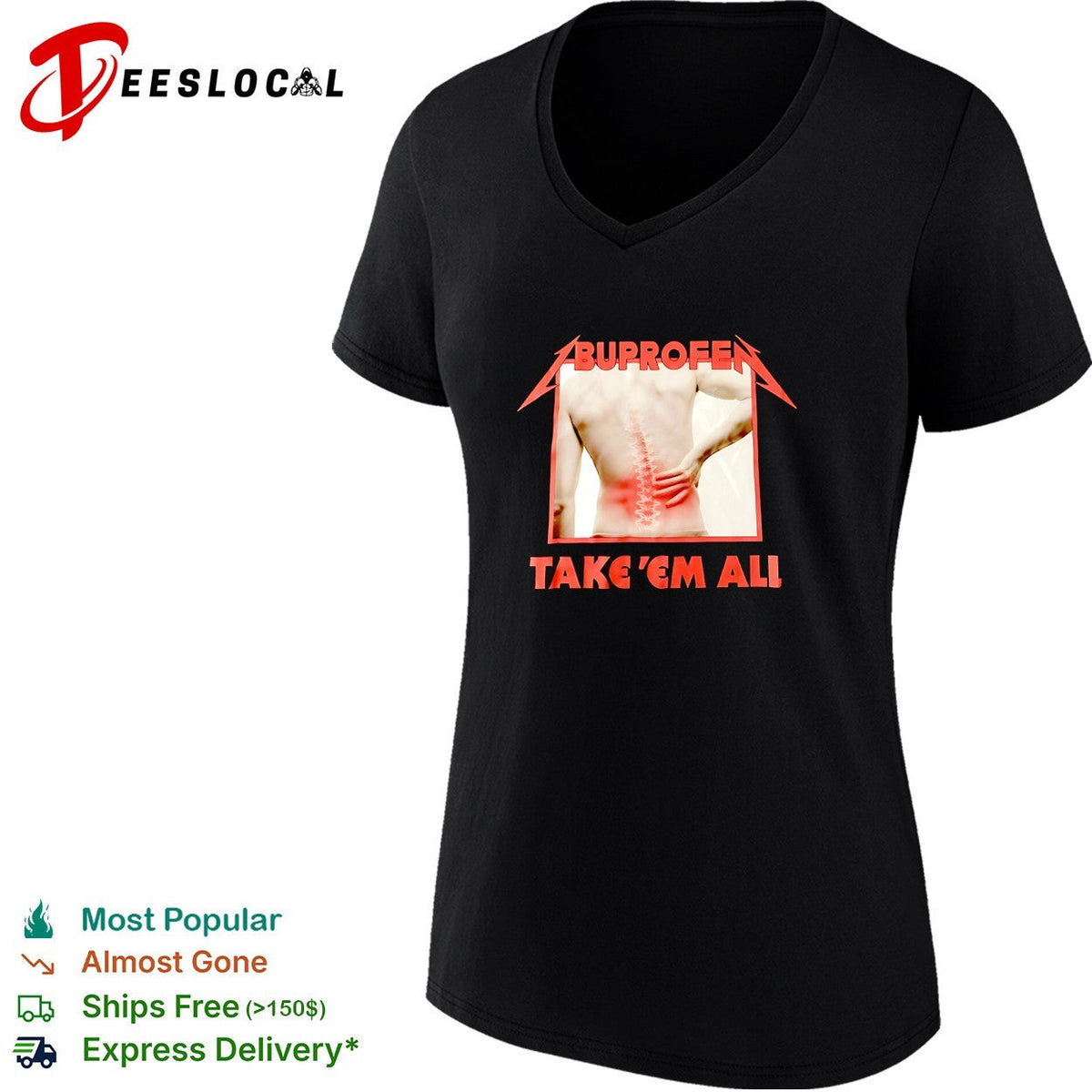 Buprofen take em all shirt Unisex