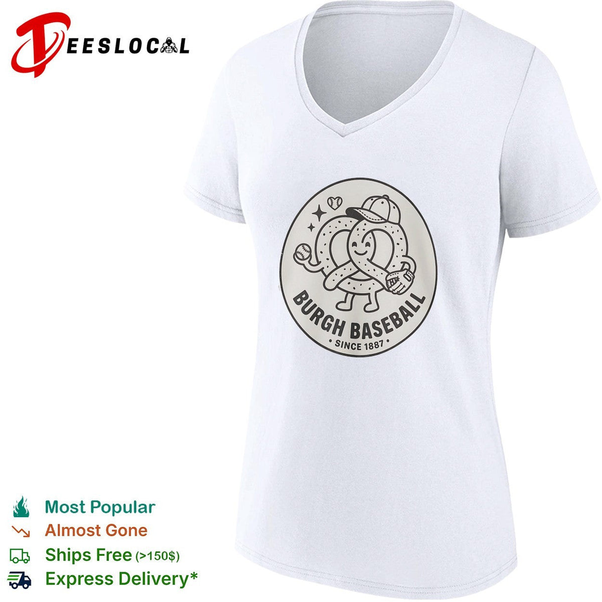 Burgh baseball pretzel mascot since 1887 shirt Unisex