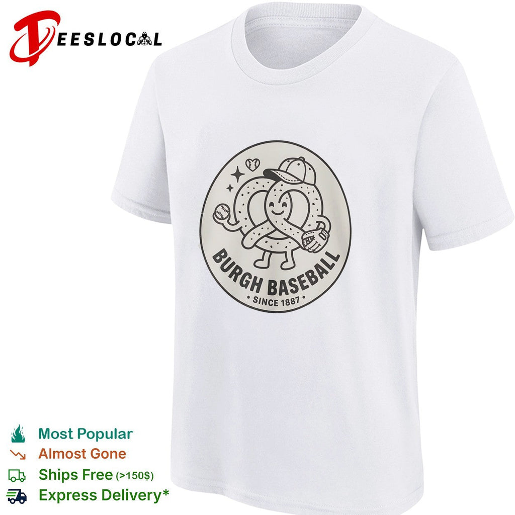 Burgh baseball pretzel mascot since 1887 shirt Unisex
