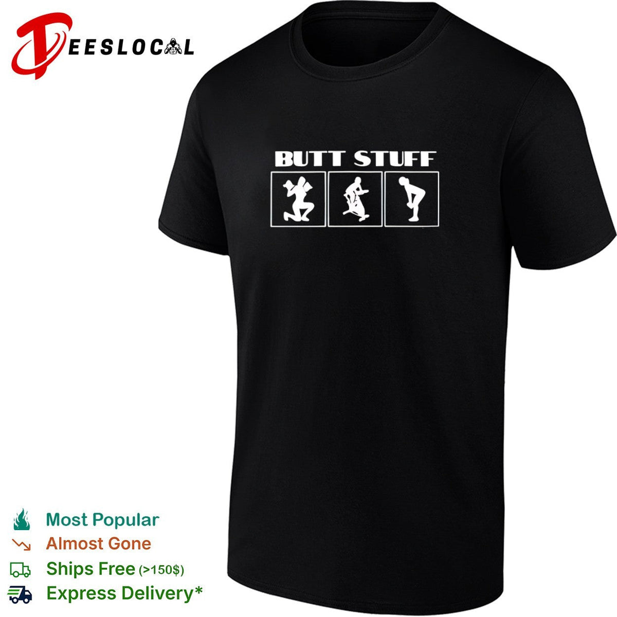 Butt Stuff Fitness Exercise Workout Routine Gym shirt Unisex