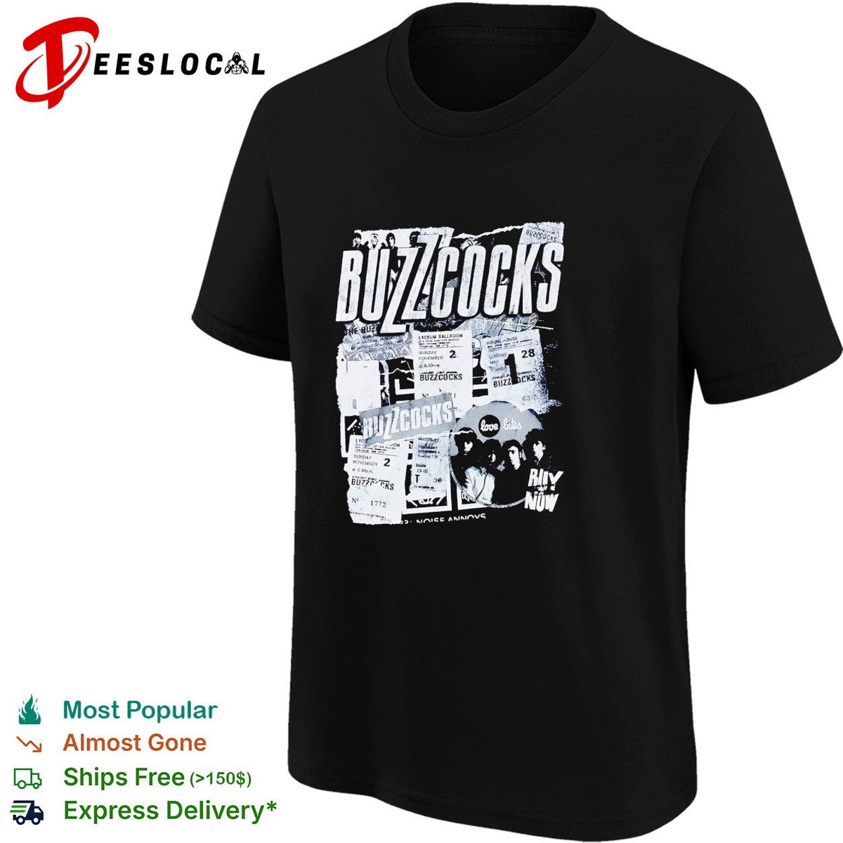Buzzcocks poster shirt Unisex