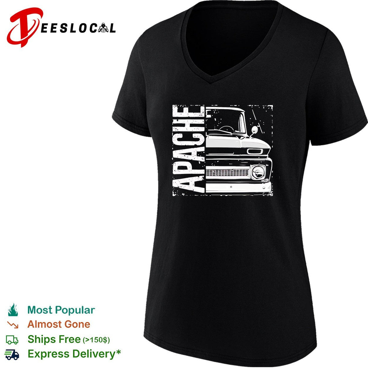 C10 Apache 1960 1966 truck classic shirt Unisex