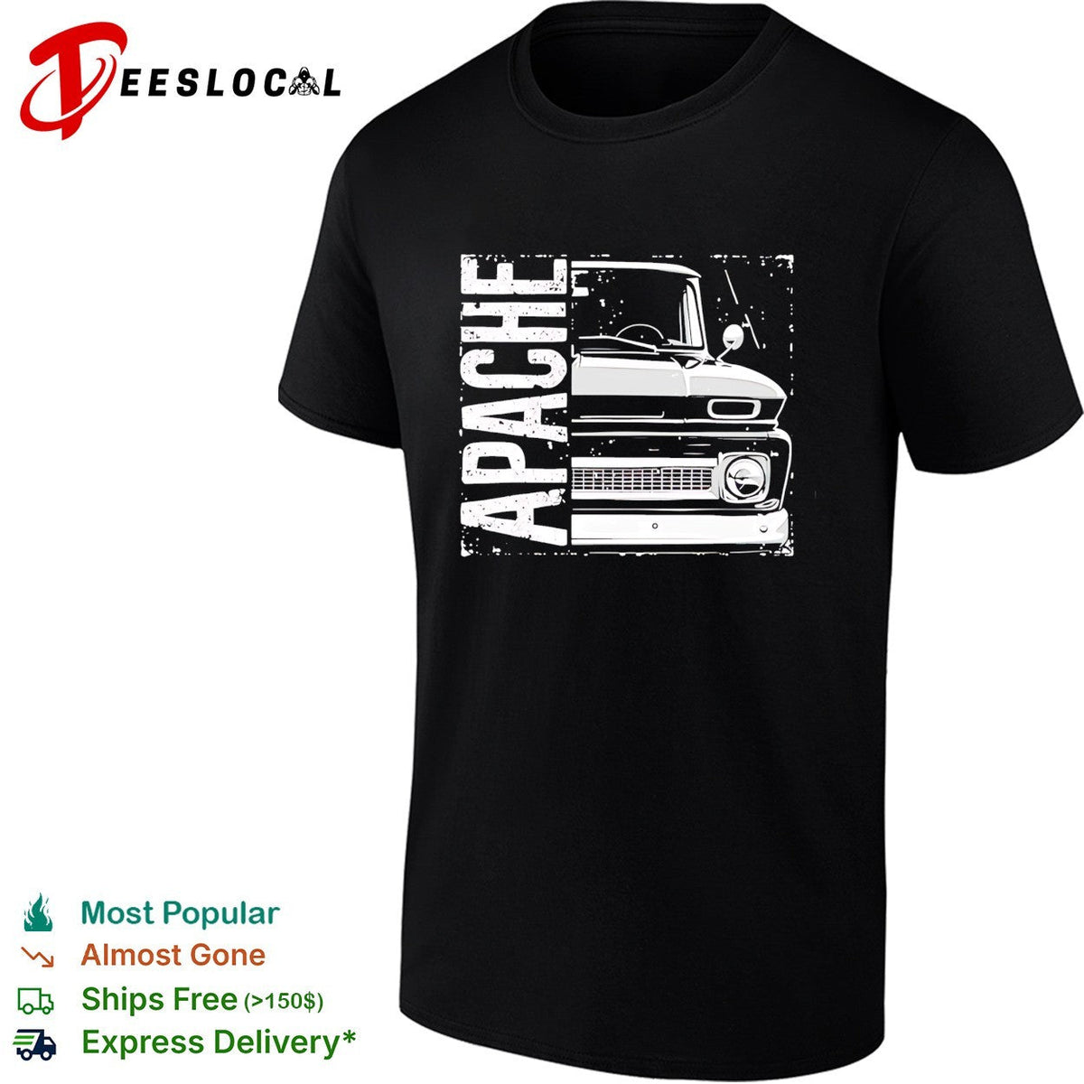 C10 Apache 1960 1966 truck classic shirt Unisex