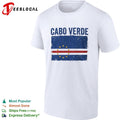 Cabo Verde retro flag shirt Unisex