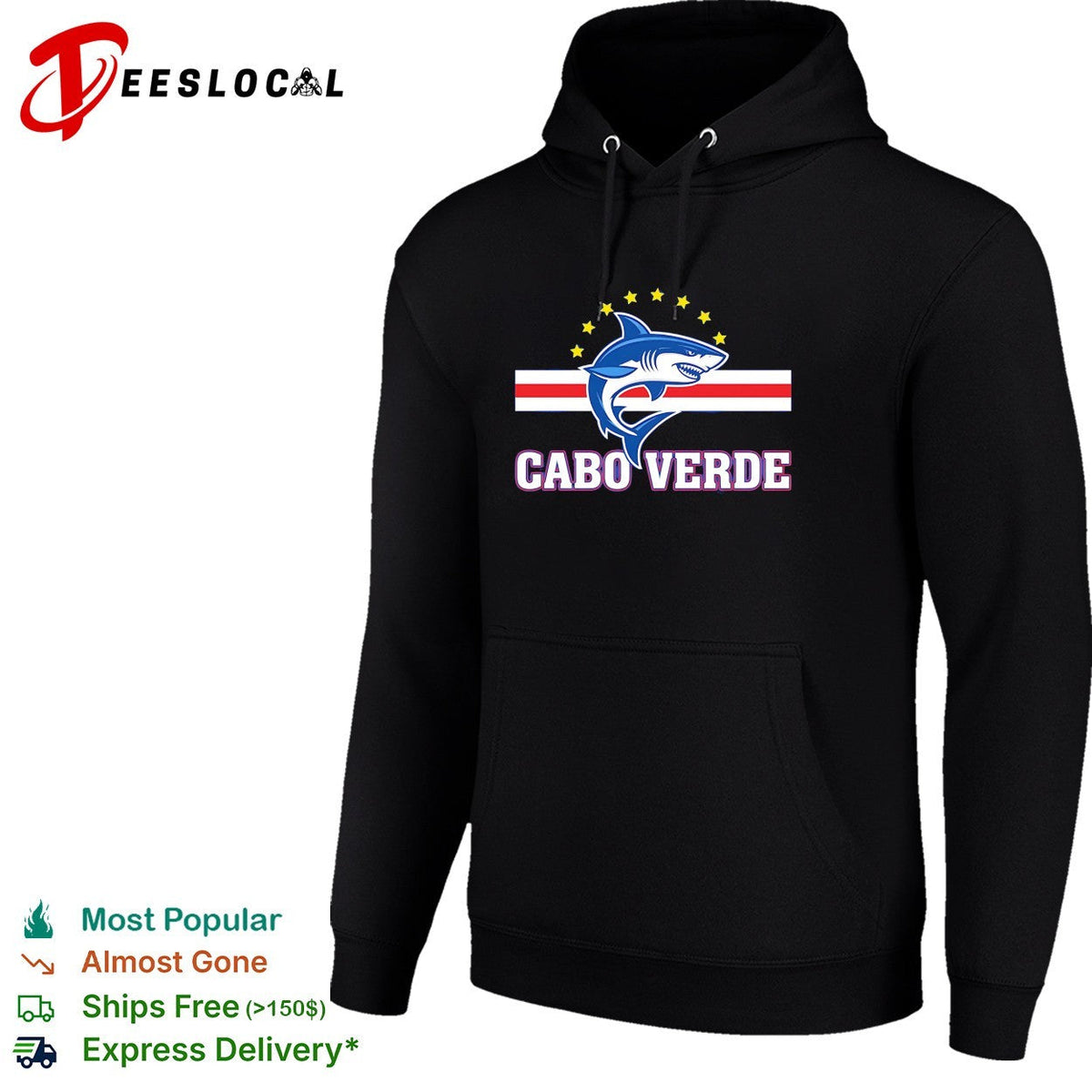 Cabo Verde shark mascot crest shirt Unisex