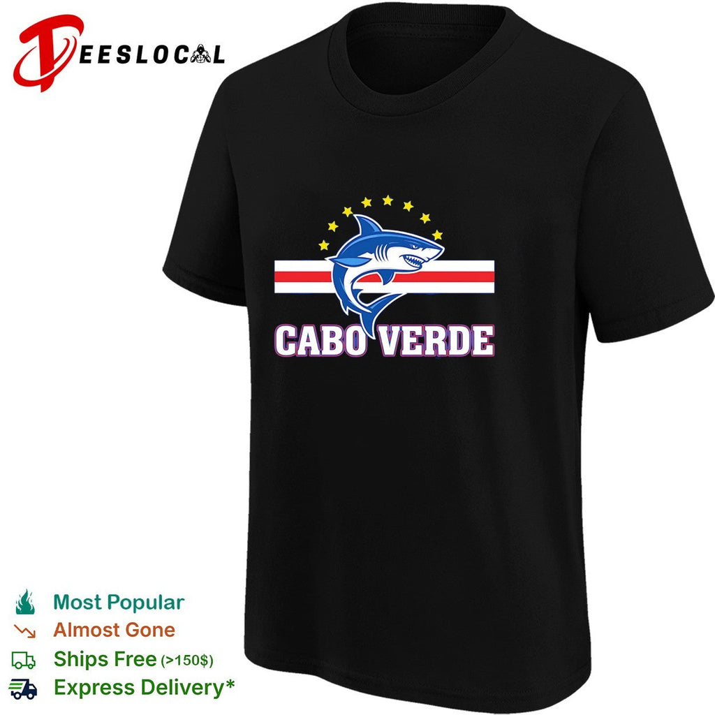 Cabo Verde shark mascot crest shirt Unisex