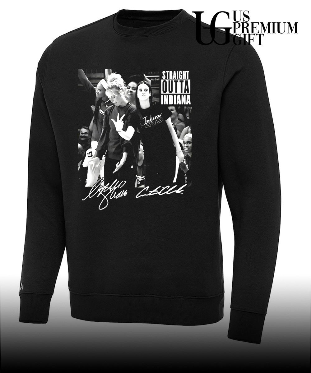 Caitlin Clark Fever Straight Outta Indiana Cunningham signature shirt Unisex