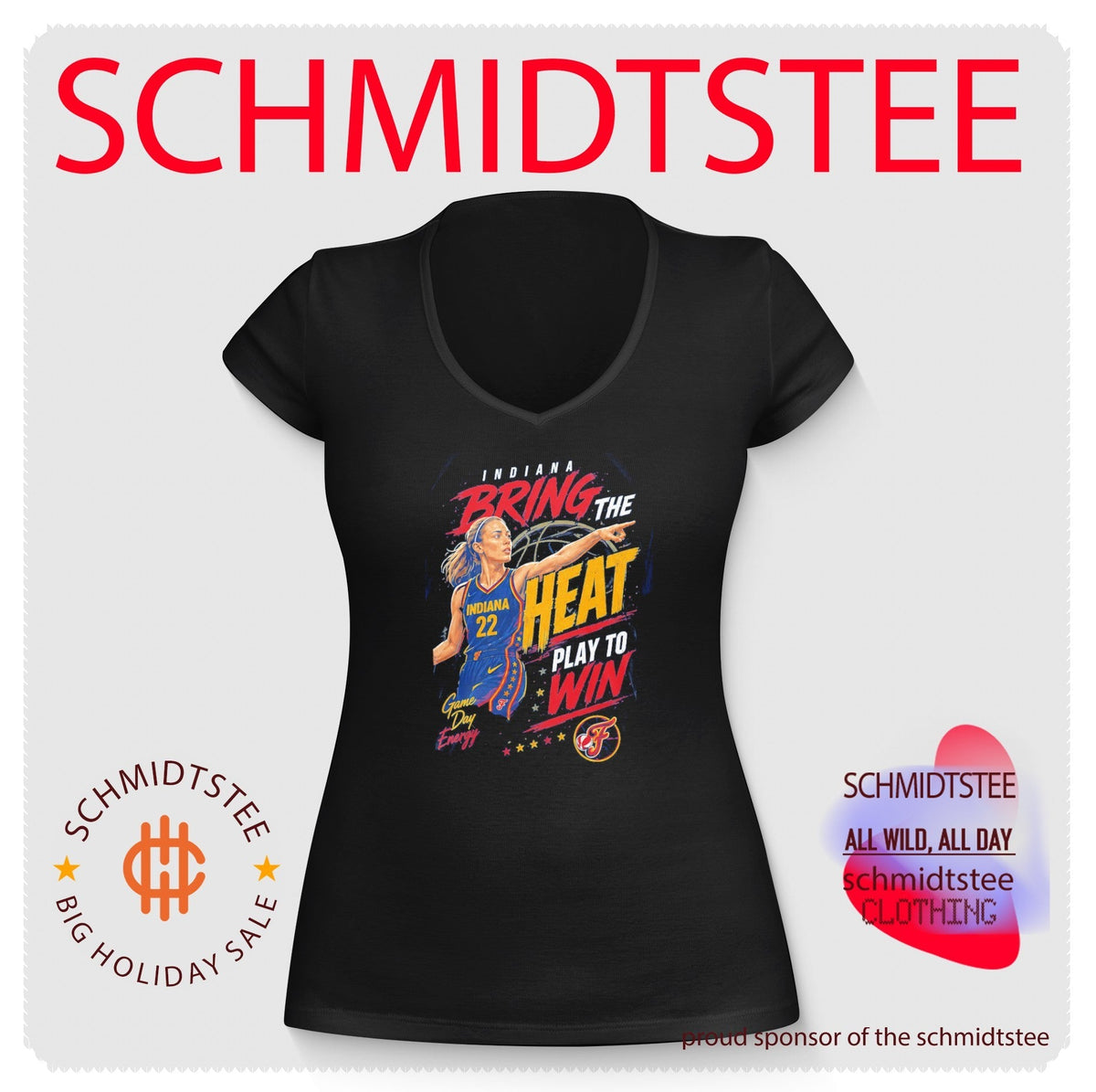 Caitlin Clark Indiana Fever Bring the Heat Play to Win shirt Unisex
