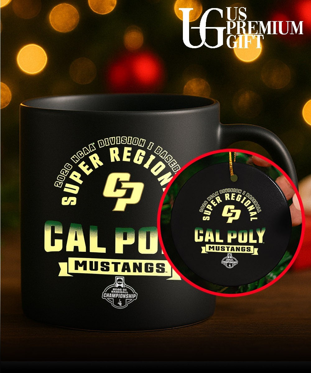 Cal Poly Mustangs 2026 NCAA Division I Baseball Super Regional Championship shirt Unisex