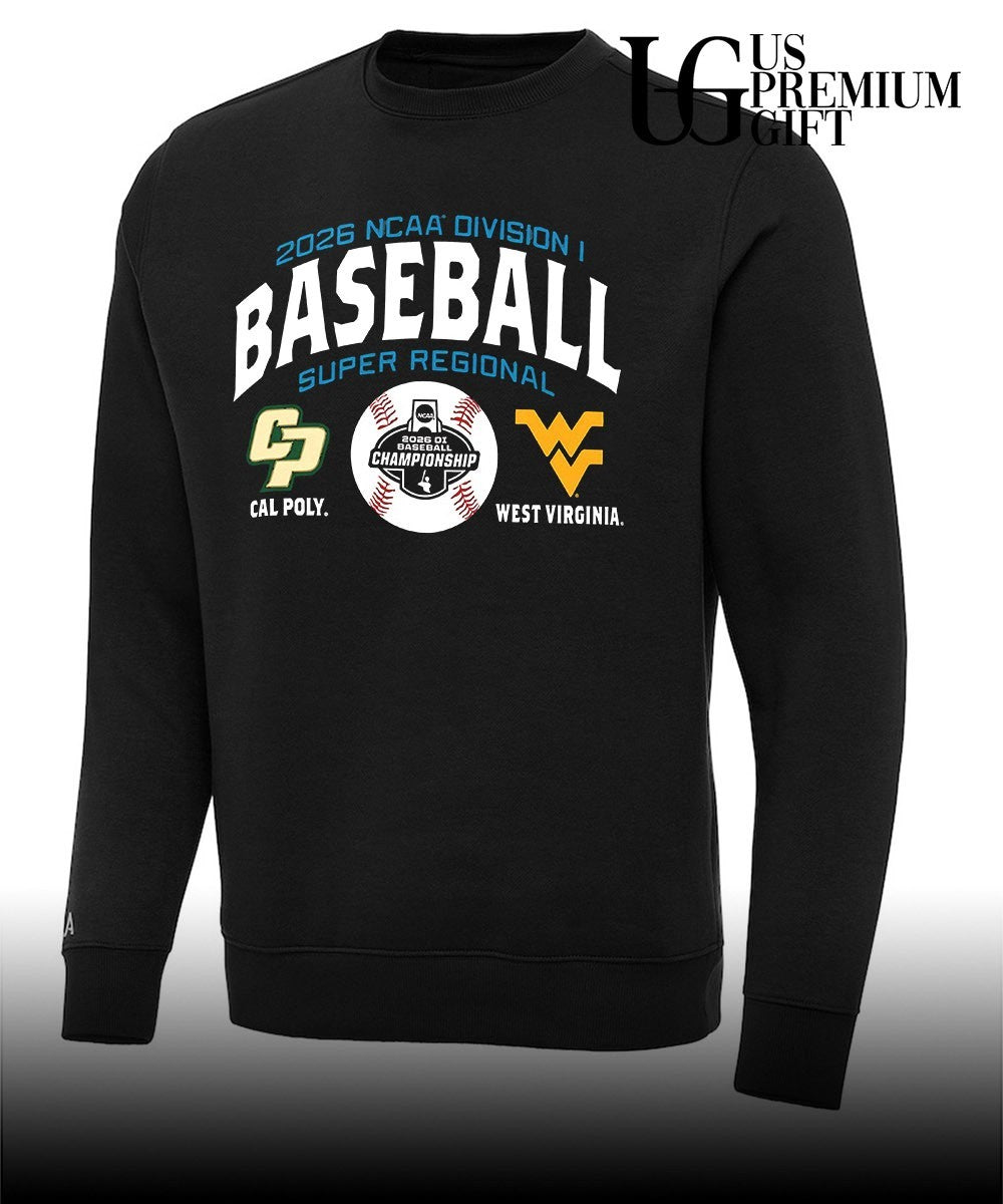 Cal Poly Mustangs vs West Virginia Mountaineers 2026 NCAA Division I Baseball Super Regional shirt