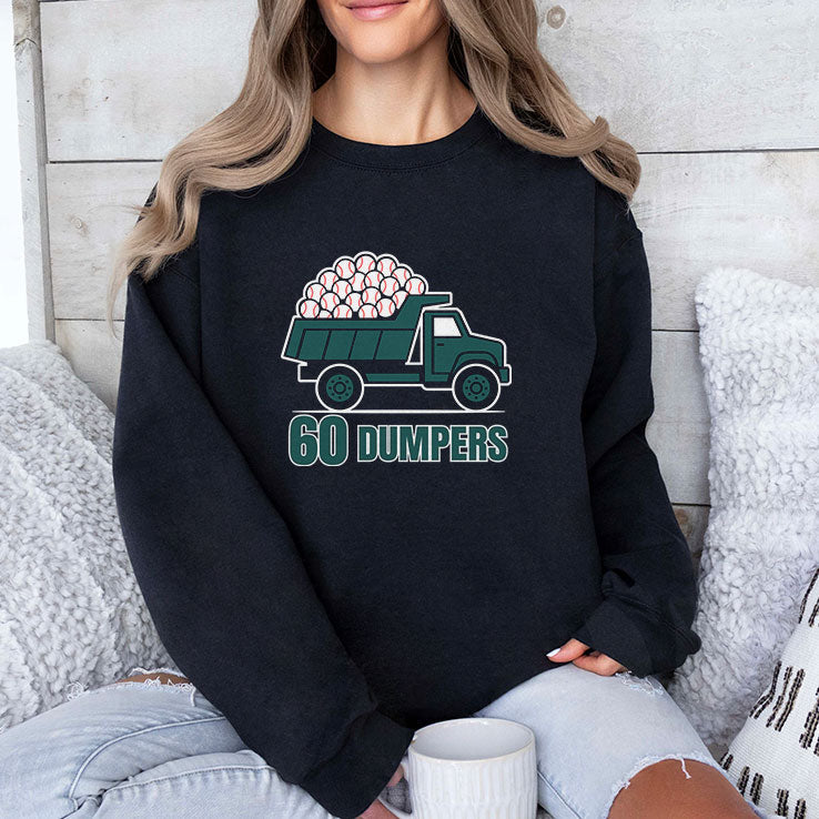 Seattle Mariners Cal Raleigh Big Dumper 60 Dumpers Historic Season Baseball Shirt Unisex
