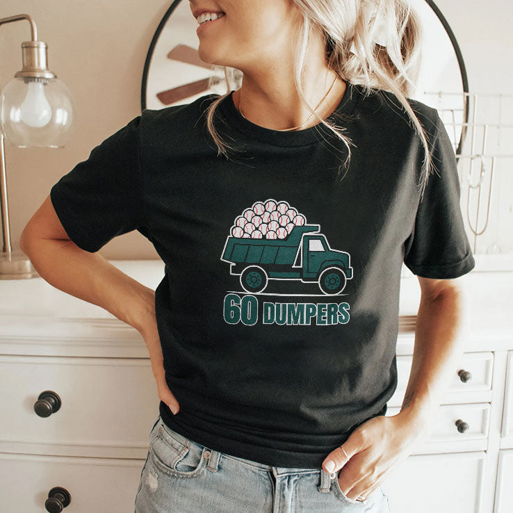 Seattle Mariners Cal Raleigh Big Dumper 60 Dumpers Historic Season Baseball Shirt Unisex