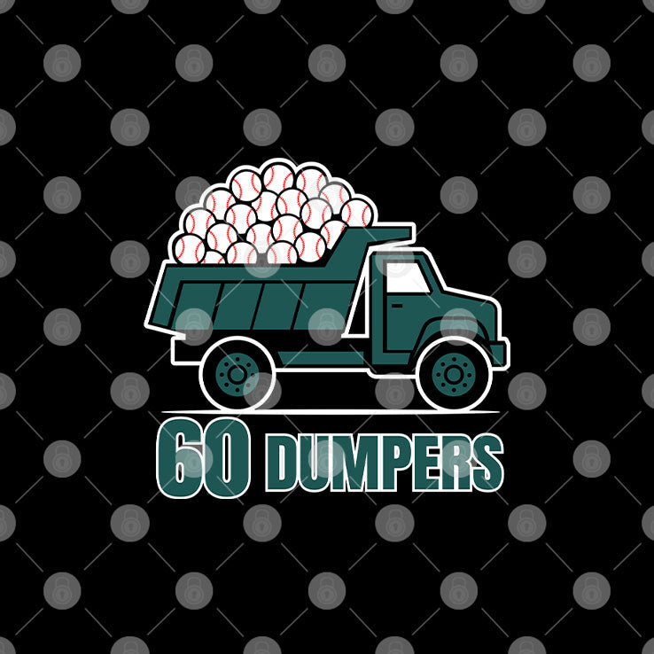Seattle Mariners Cal Raleigh Big Dumper 60 Dumpers Historic Season Baseball Shirt Unisex