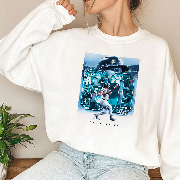 Cal Raleigh Mariners 60 Home Runs T Shirt Unisex