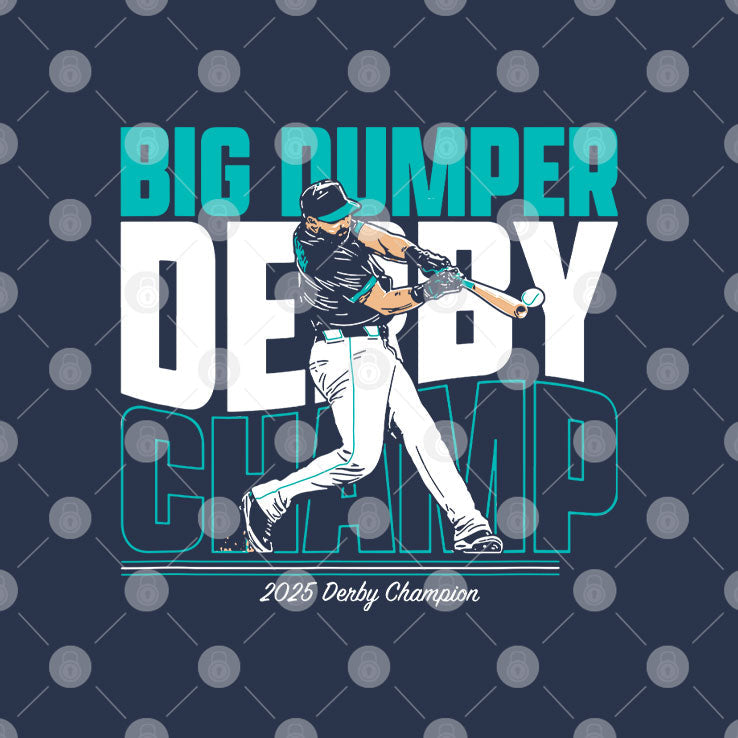 Cal Raleigh Seattle Mariners Big Dumper Derby Champ 2025 Derby Champion Shirt Unisex