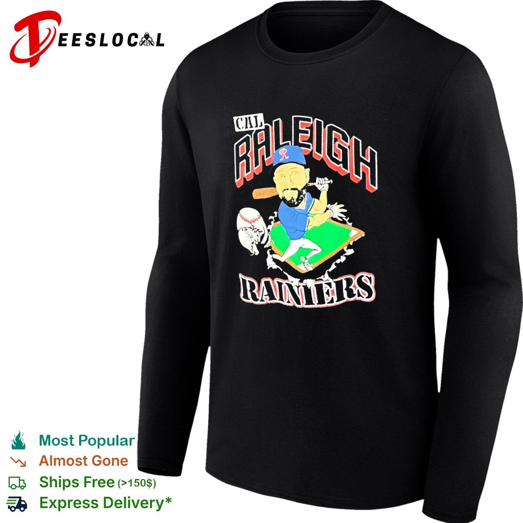 Cal Raleigh Tacoma Rainiers Minor League Baseball Caricature shirt Unisex