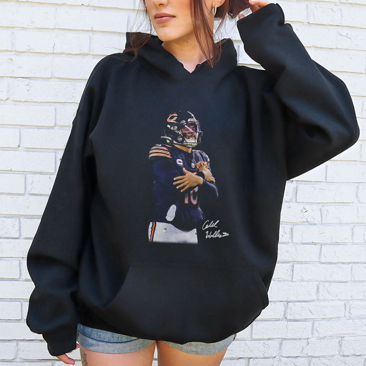 Caleb Williams Cold Chicago Football Shirt Unisex