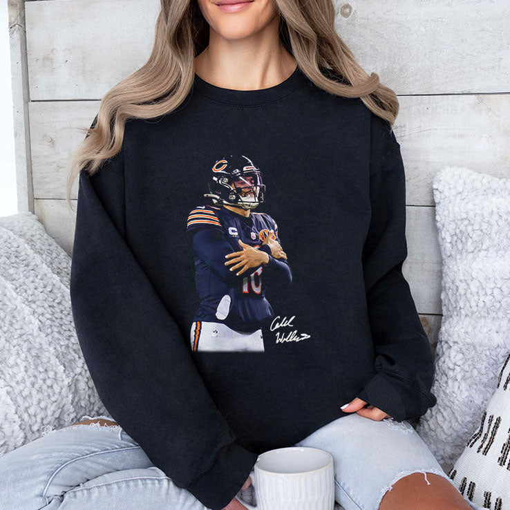 Caleb Williams Cold Chicago Football Shirt Unisex
