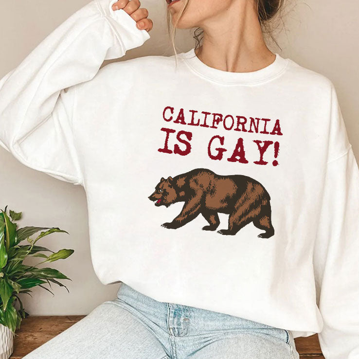 California Is Gay Bear T Shirt Unisex
