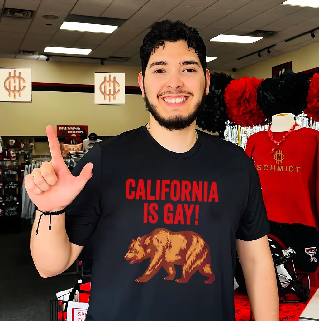 California Is Gay bear shirt Unisex