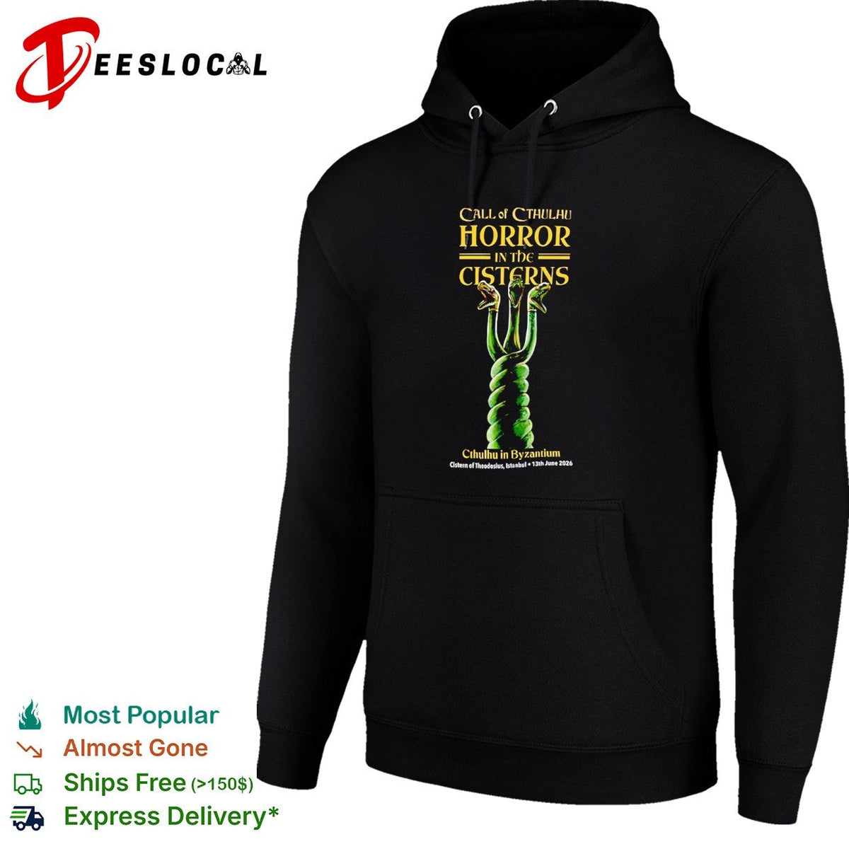 Call of Cthulhu Horror in the Cisterns Cthulhu in Byzantium Cistern of Theodosius shirt Unisex
