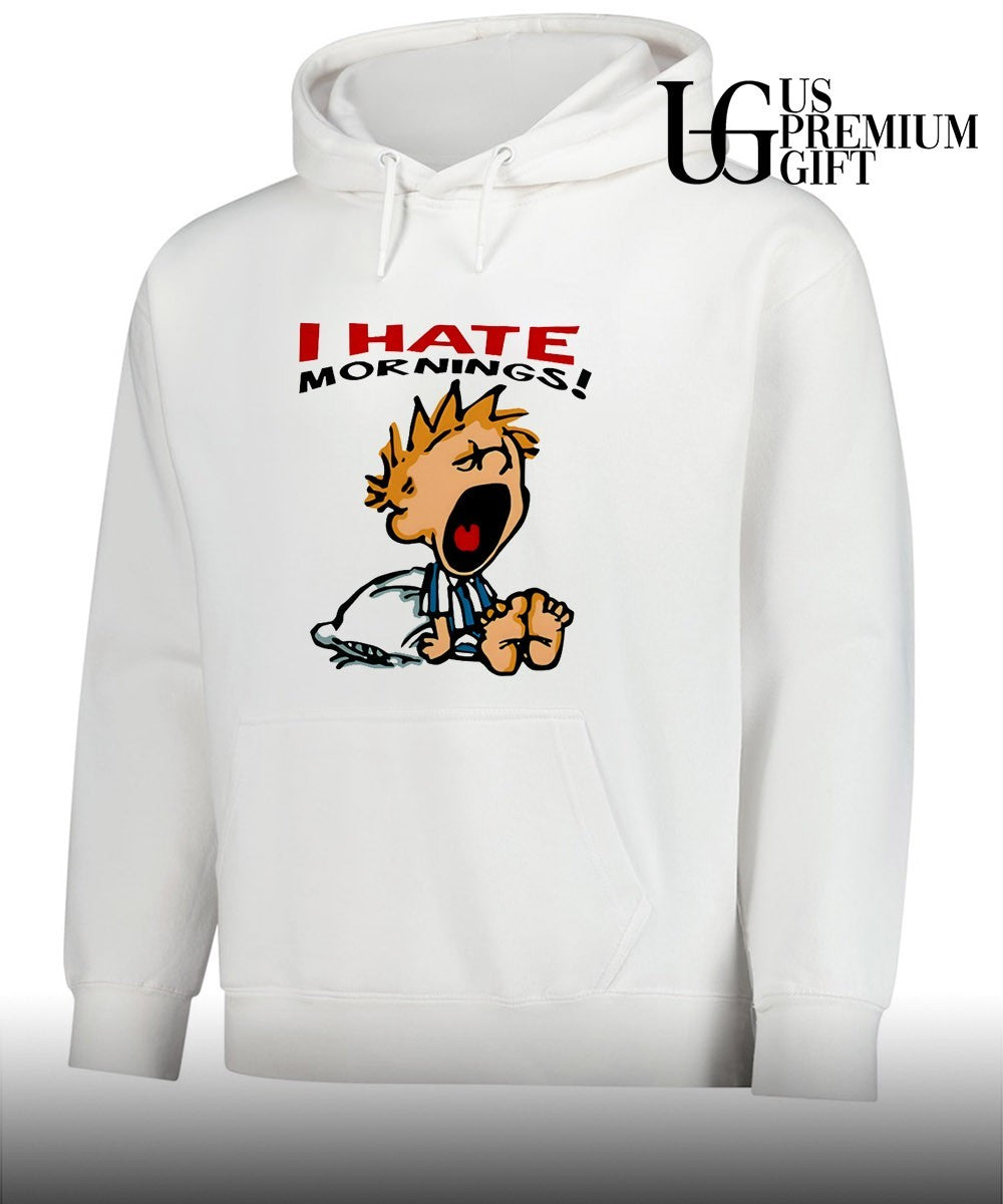 Calvin and Hobbes I hate Mornings shirt Unisex