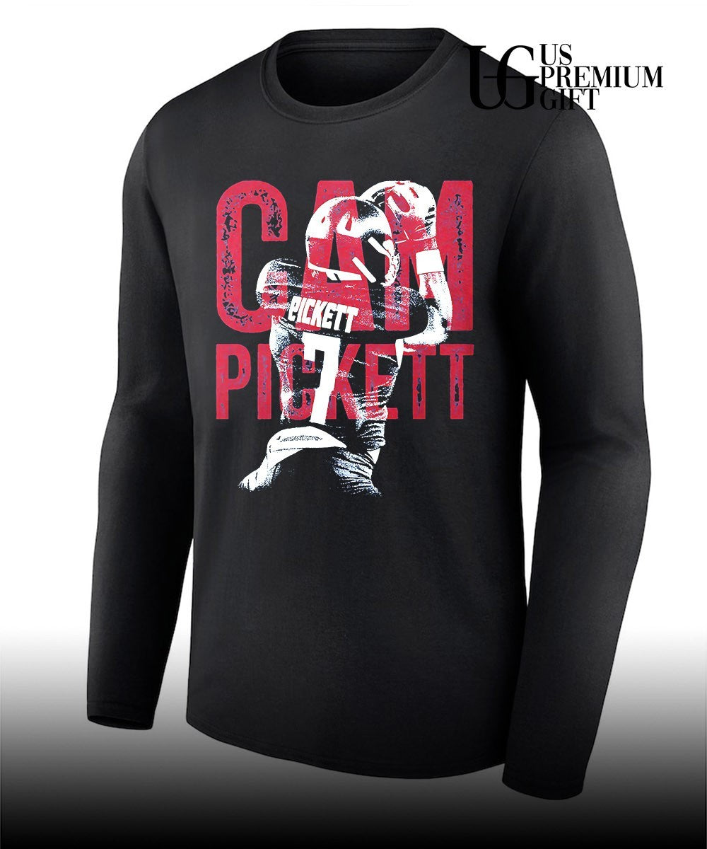Cam Pickett Kansas Jayhawks Football College Bitmap shirt Unisex