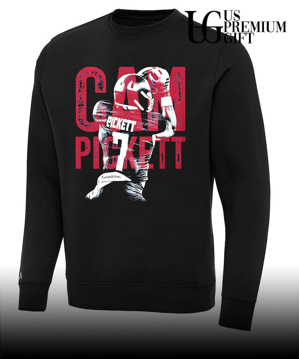 Cam Pickett Kansas Jayhawks Football College Bitmap shirt Unisex