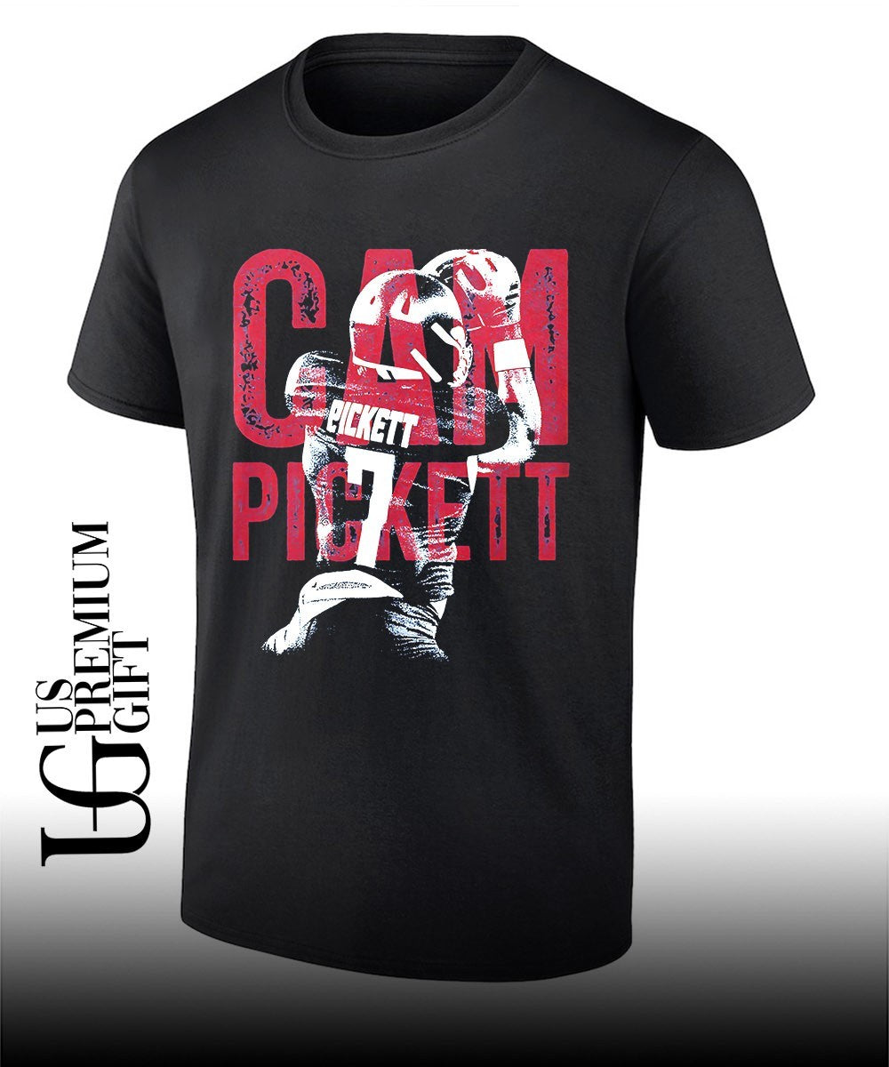 Cam Pickett Kansas Jayhawks Football College Bitmap shirt Unisex