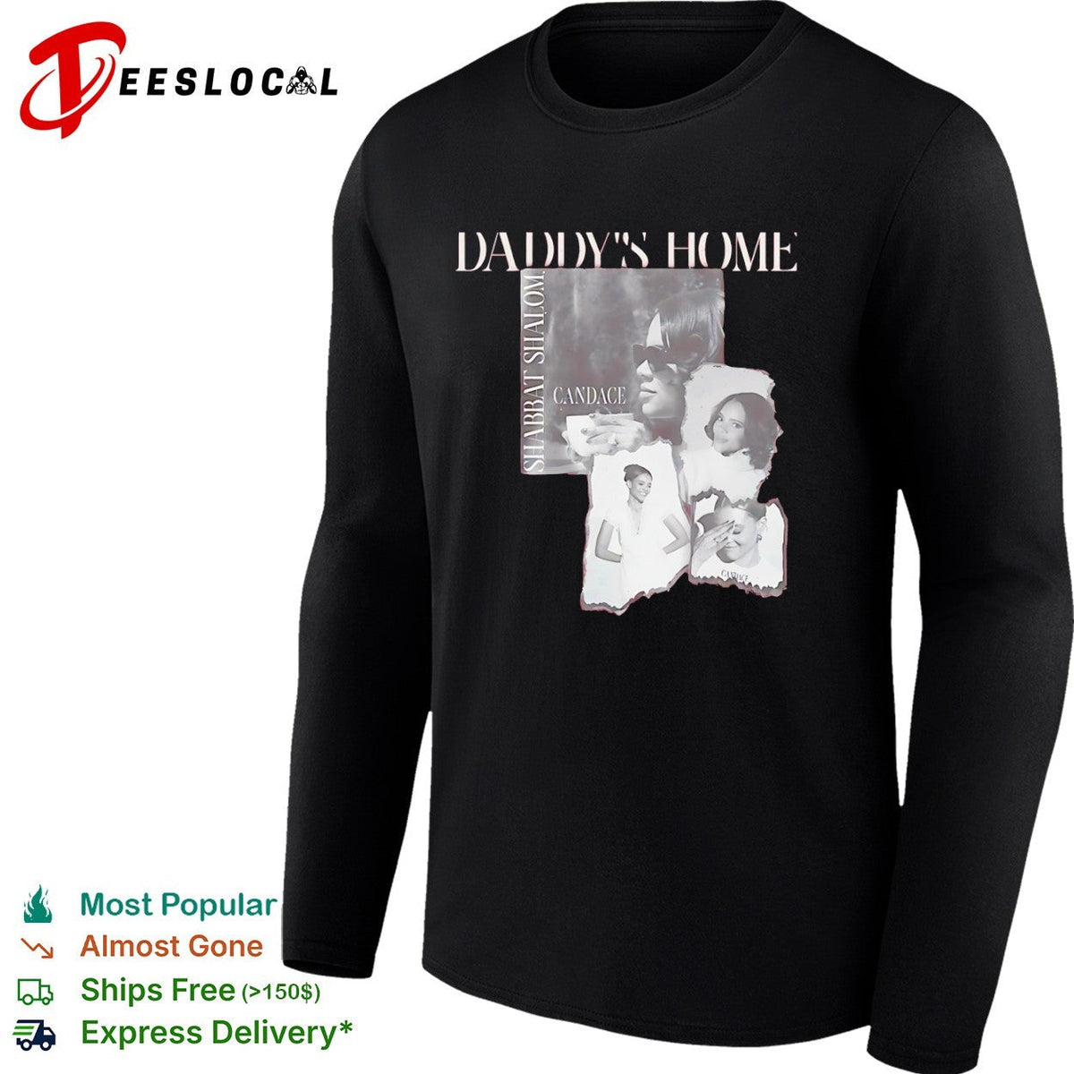 Candace Owens Daddy’s Home Shabbat Shalom Graphic Aesthetic shirt Unisex