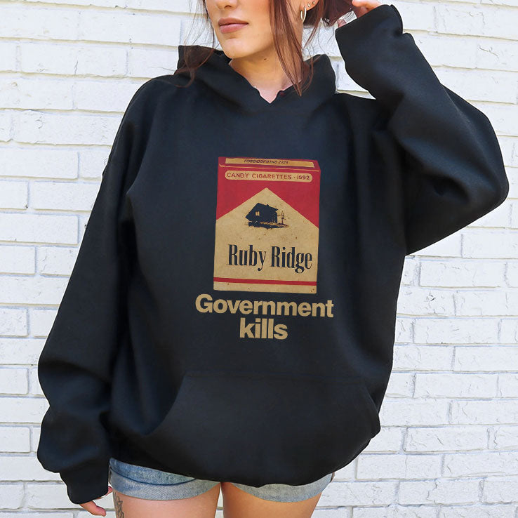 Candy Cigarettes Ruby Ridge Government Kills T Shirt Unisex