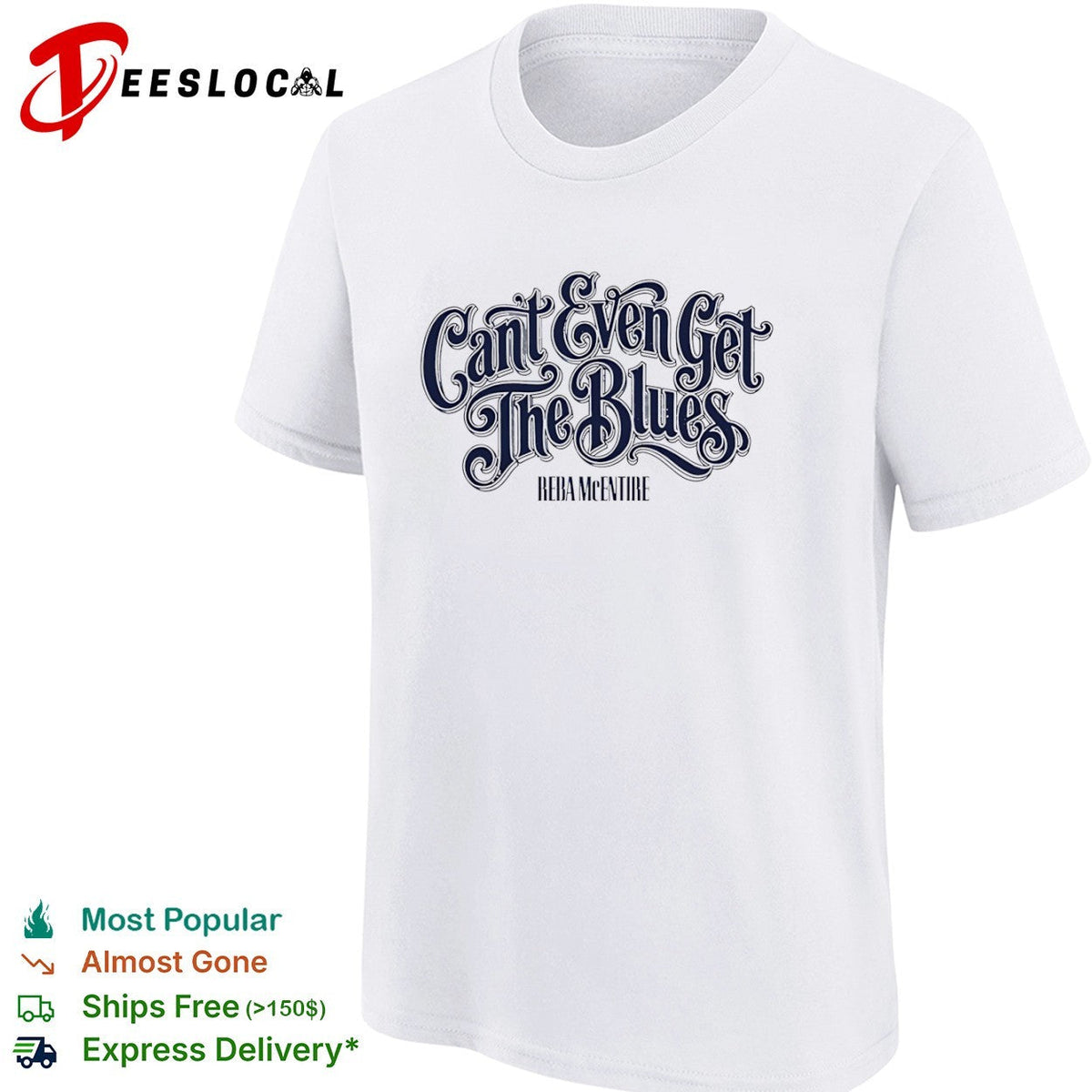 Cant Even Get the Blues Reba McEntire shirt Unisex