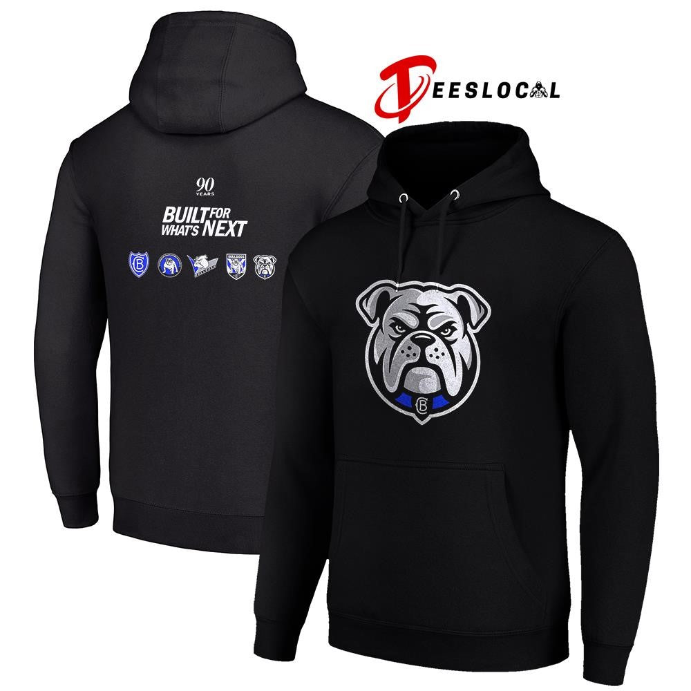 Canterbury Bankstown Bulldogs 90 years built for what’s next logo shirt Unisex