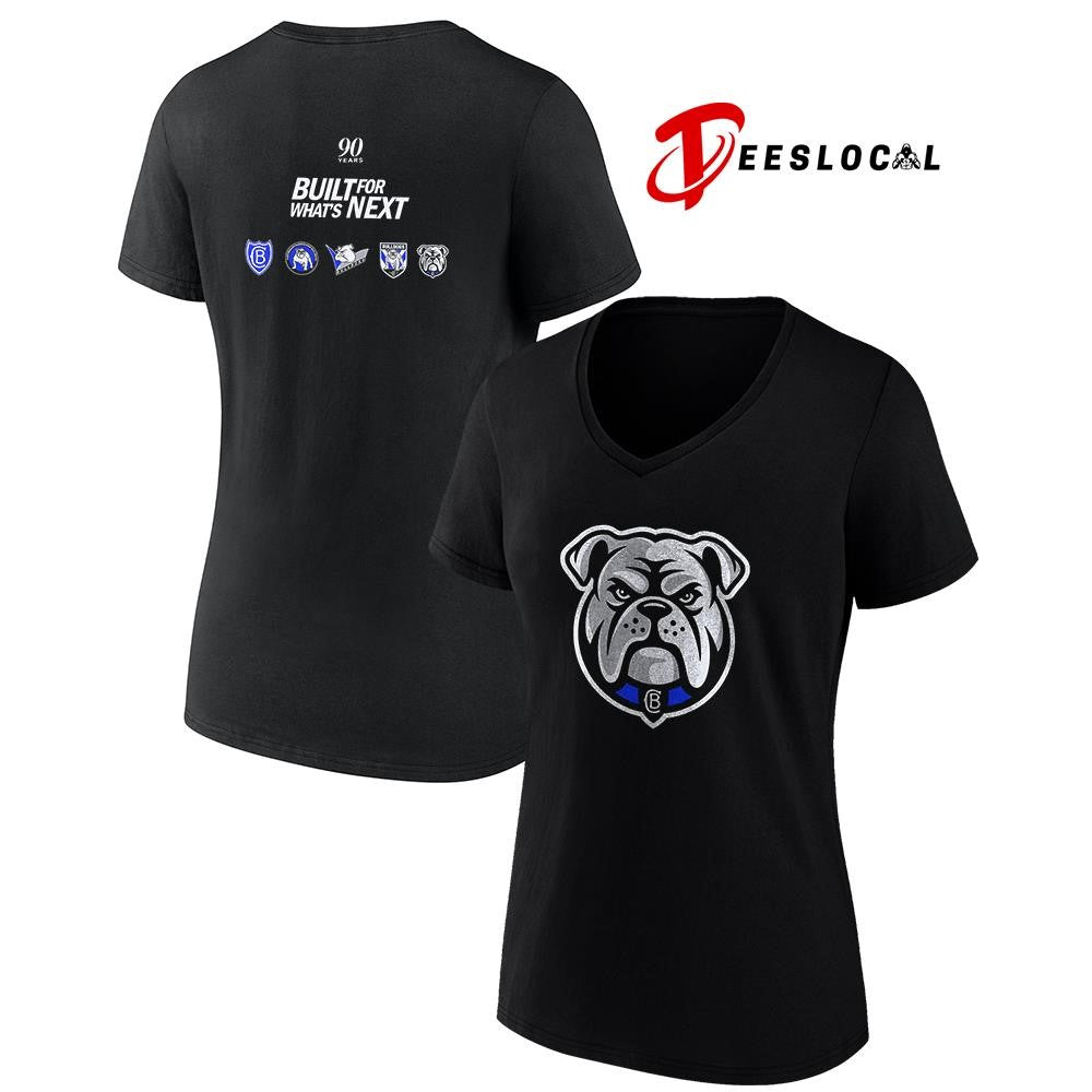 Canterbury Bankstown Bulldogs 90 years built for what’s next logo shirt Unisex