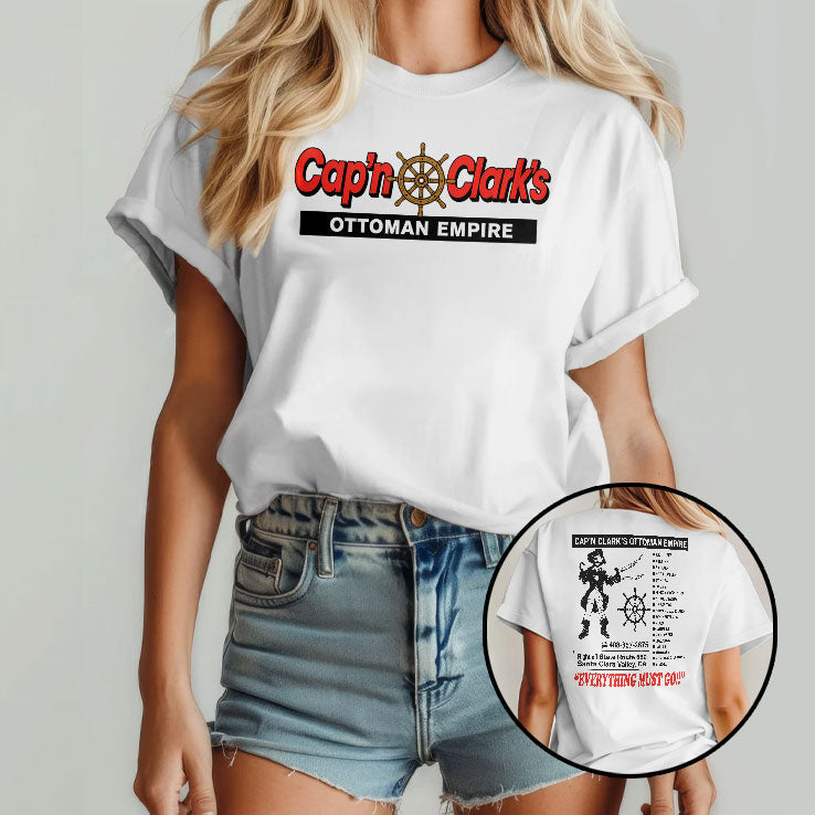 Cap’n Clark’s Ottoman Empire Everything Must Go T Shirt Unisex