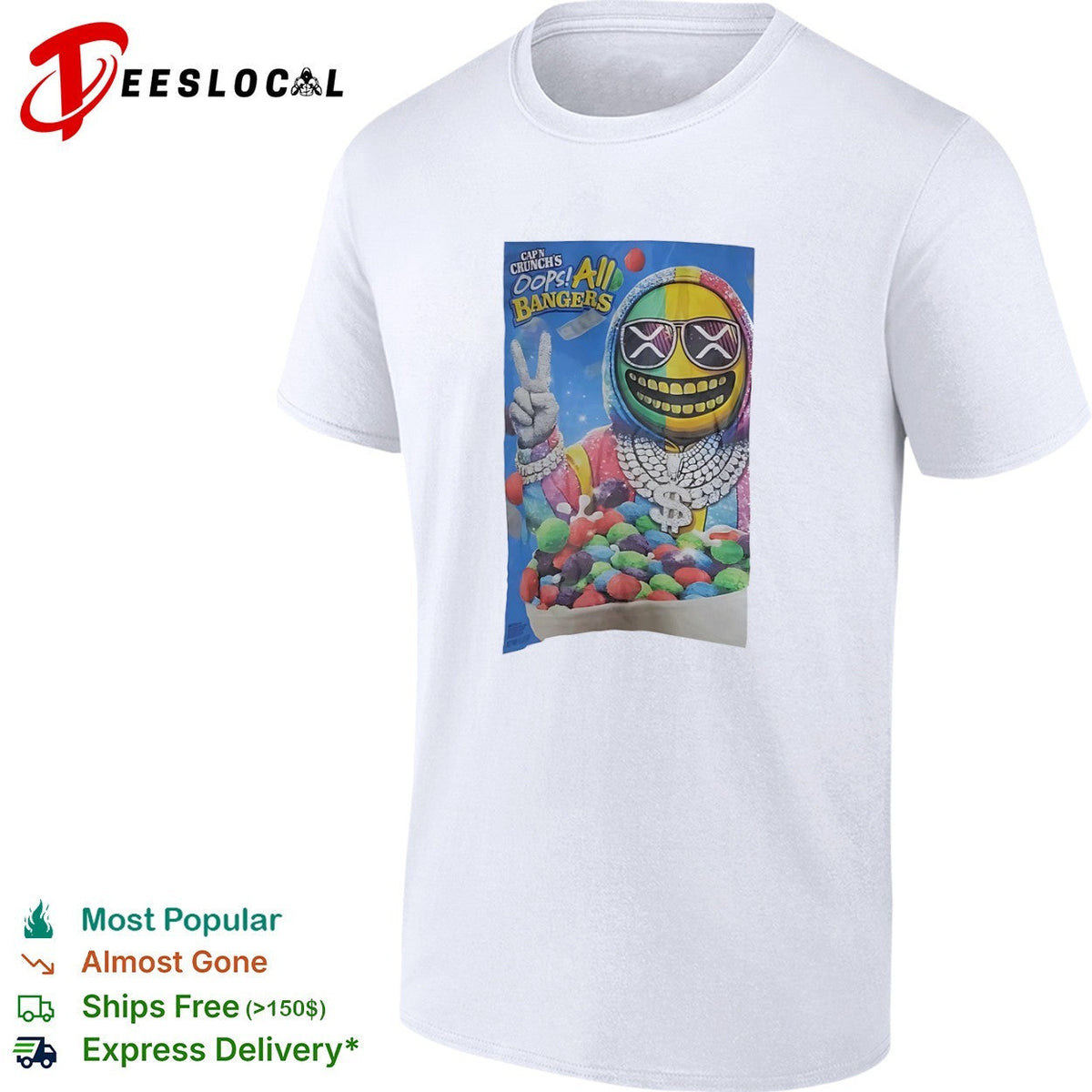 Capn Crunch Oops All Bangers shirt Unisex