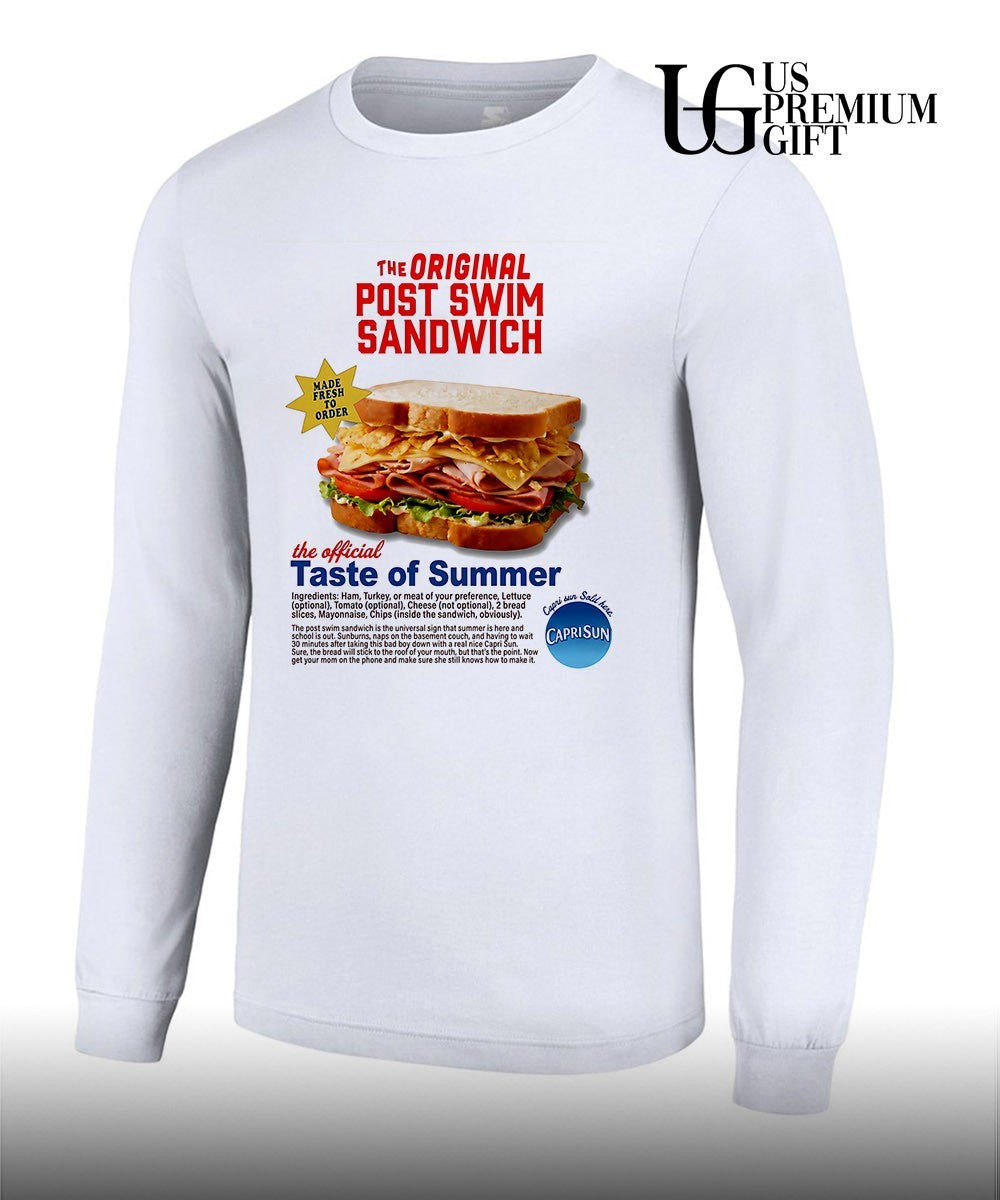 Capri Sun Post Swim Sandwich Summer Food Snack shirt Unisex
