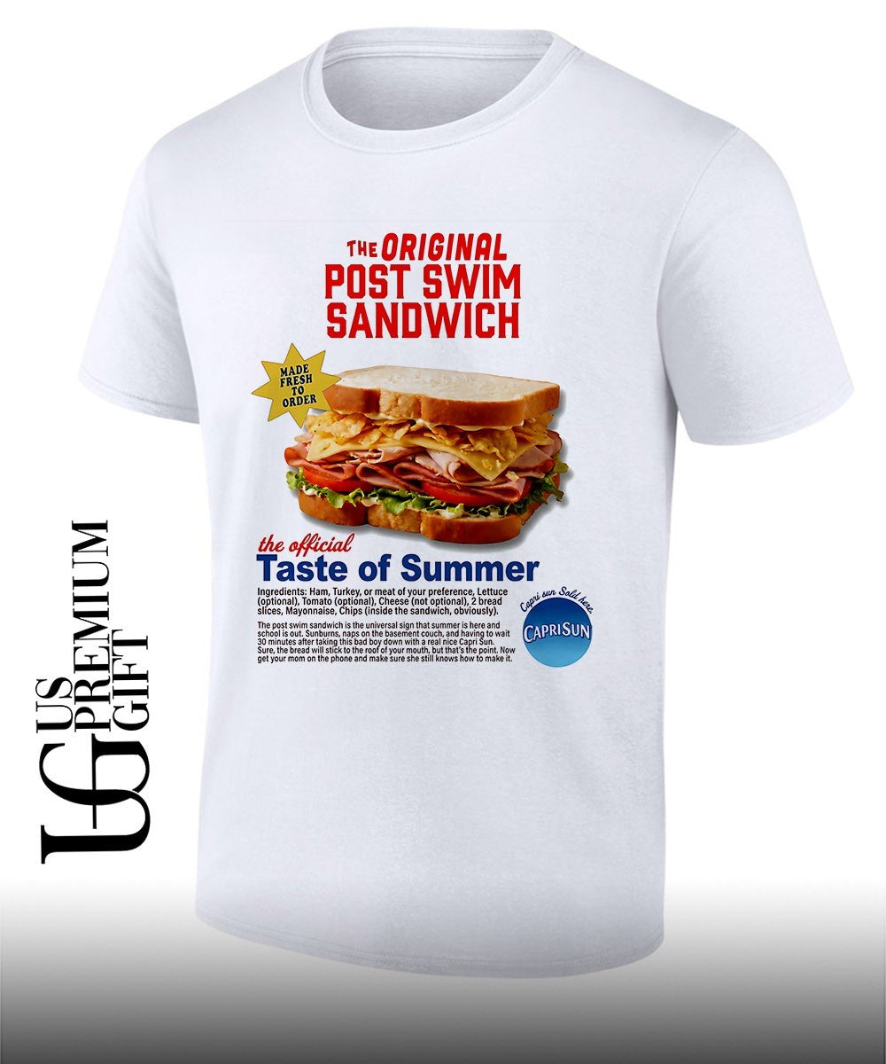 Capri Sun Post Swim Sandwich Summer Food Snack shirt Unisex