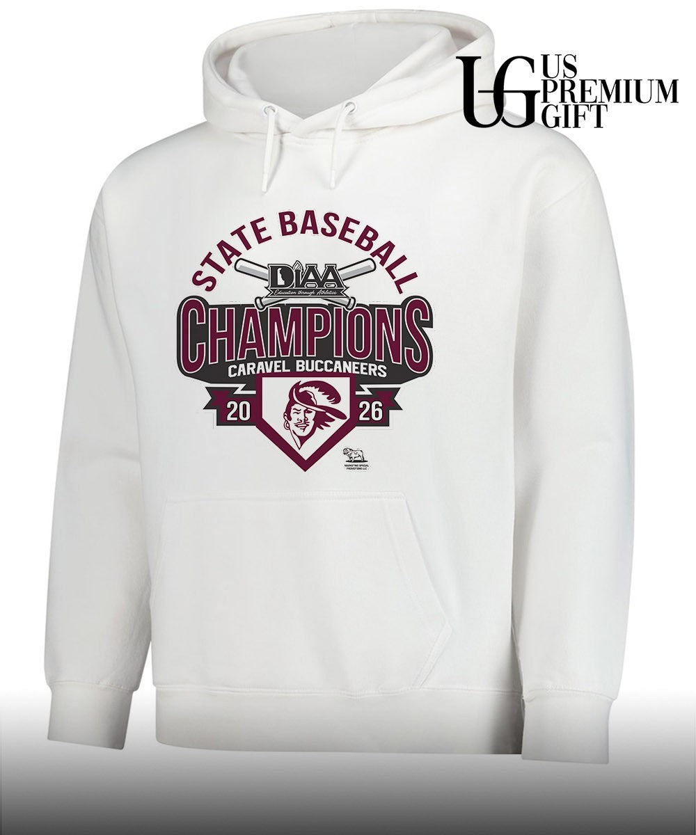Caravel Buccaneers DIAA State Baseball Championship 2026 shirt Unisex