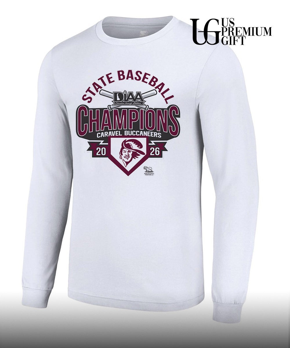 Caravel Buccaneers DIAA State Baseball Championship 2026 shirt Unisex