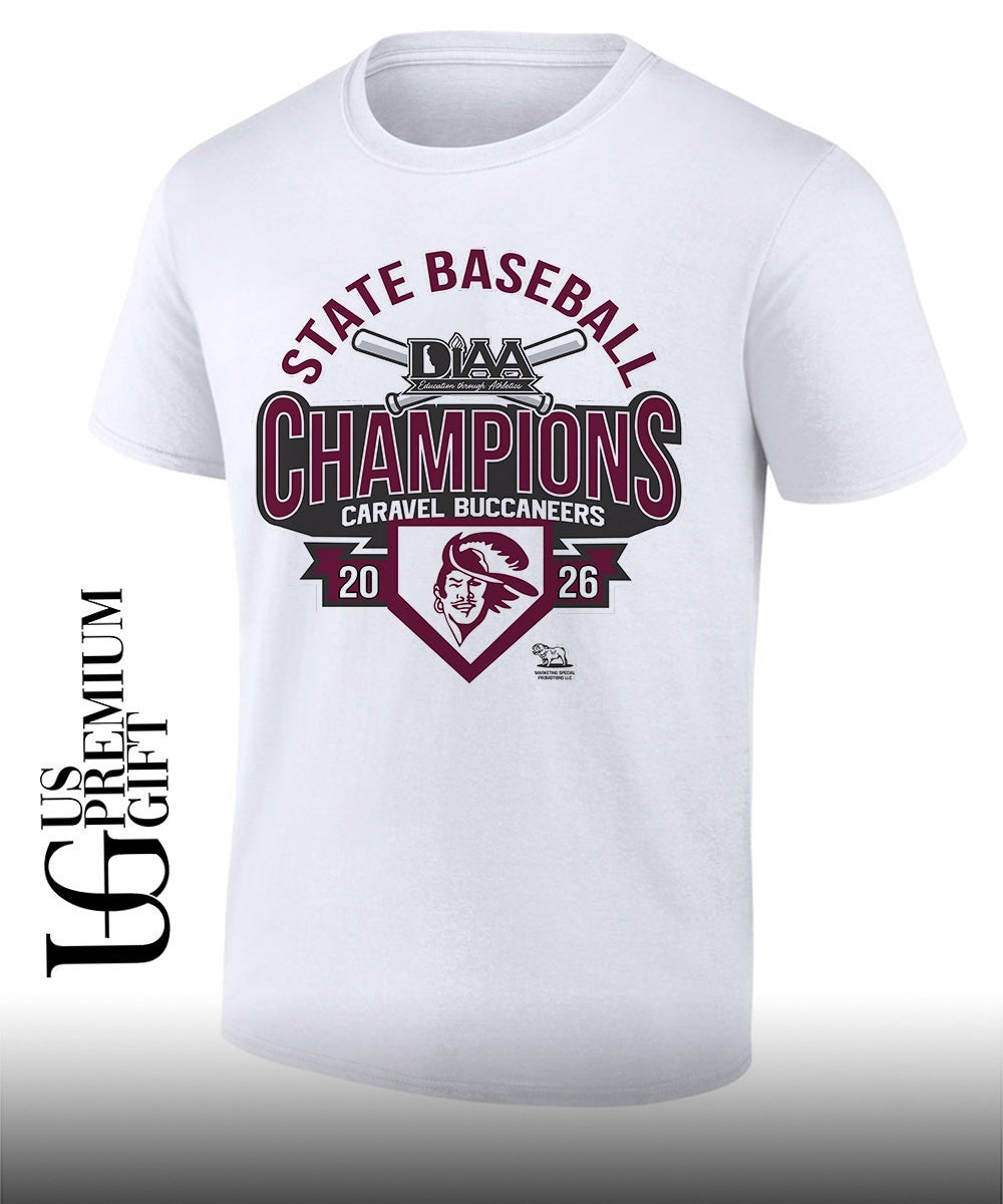 Caravel Buccaneers DIAA State Baseball Championship 2026 shirt Unisex