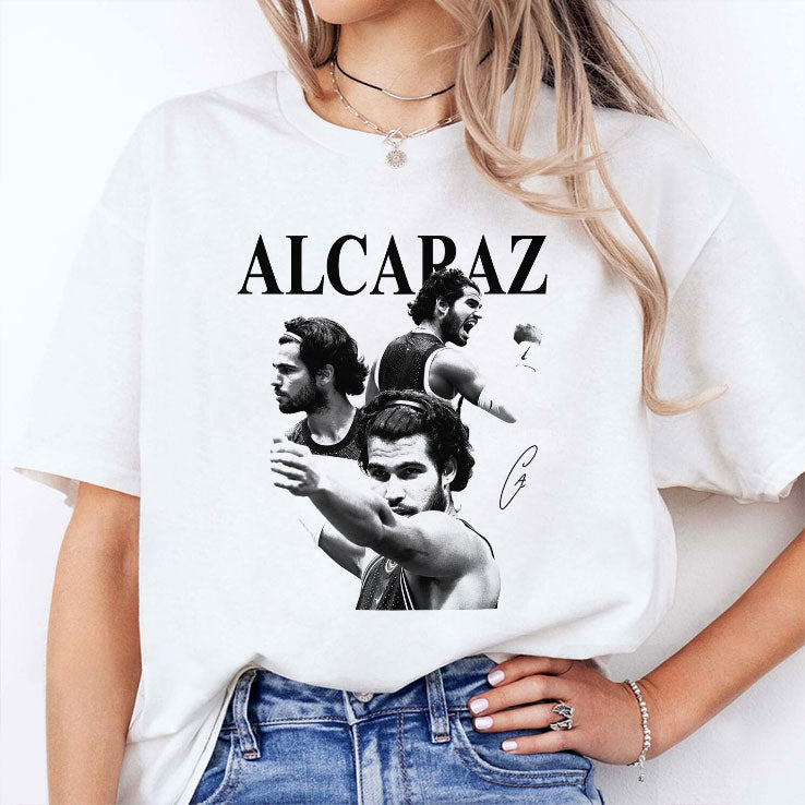 Carlos Alcaraz Tennis US Open Signature Shirt